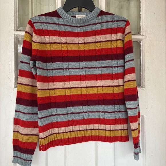 Exclusive Imports Sweaters - Vintage 70’s Exclusive Imports size M Striped Sweater in great condition